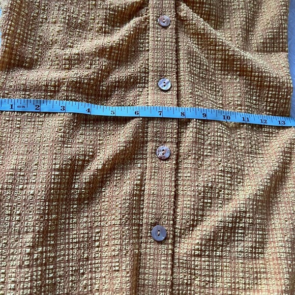 Nanushka Sabri Seersucker Checker Short Sleeve Dress - Picture 9 of 10